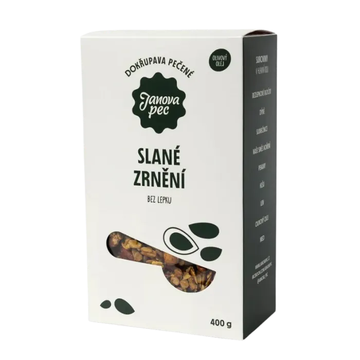 Janova pec Pečené zrnění Slané 400 g